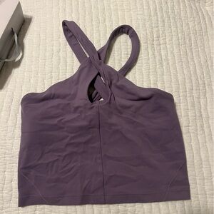 Lululemon Key Hole Align Top - Light Purple - Size 4- Like New
